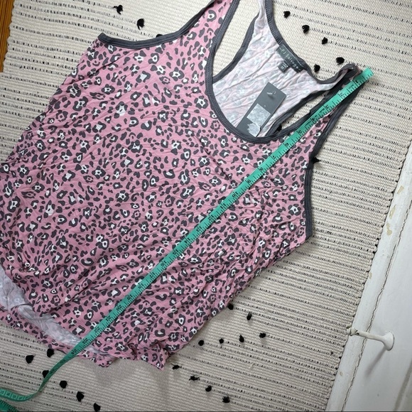 PJ Salvage Pink Leopard Cheetah Print Tank Top M - Picture 5 of 6